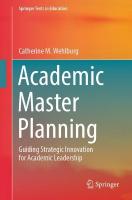 Academic Master Planning: Guiding Strategic Innovation for Academic Leadership