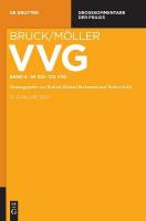 §§ 100-124 VVG: AVB D&O 2020 10., völlig neu bearbeitete Auflage