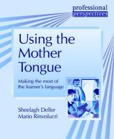 Using the Mother Tongue Paperback