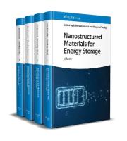 Nanostructured Materials for Energy Storage, 4 Volumes 4 Volumes