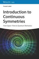 Introduction to Continuous Symmetries: From Space-Time to Quantum Mechanics