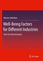 Well-Being Factors for Different Industries: Tools for Determination 2022 ed.