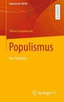 Populismus: Eine Einführung 1. Aufl. 2022 ed.
