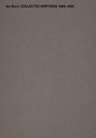 Ian Burn: Collected Writings 1966-1993