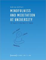 Mindfulness and Meditation at University  Ten Years of the Munich Model