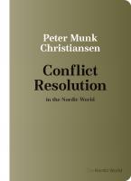 Consensual Policy-Making in the Nordic World
