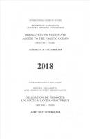 Obligation to negotiate access to the Pacific Ocean: (Bolivia v. Chile), judgment of 1 October 2018
