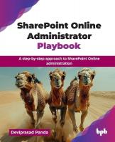 SharePoint Online Administrator Playbook