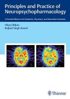 Principles and Practice of Neuropsychopharmacology: A Clinical Reference for Residents, Physicians, and Biomedical Scientists New edition