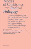Modes of Criticism 4: Radical Pedagogy: Radical Pedagogy