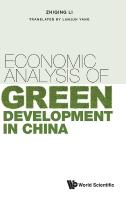 Economic Analysis Of Green Development In China