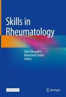 Skills in Rheumatology 1st ed. 2021