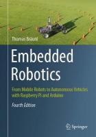 Embedded Robotics: From Mobile Robots to Autonomous Vehicles with Raspberry Pi and Arduino 4th ed. 2022