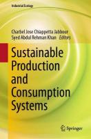 Sustainable Production and Consumption Systems 2021 ed.