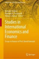 Studies in International Economics and Finance: Essays in Honour of Prof. Bandi Kamaiah 2022 ed.