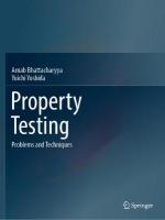 Property Testing: Problems and Techniques 2022 ed.