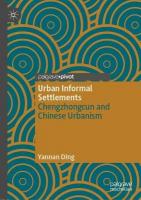Urban Informal Settlements: Chengzhongcun and Chinese Urbanism 1st ed. 2022