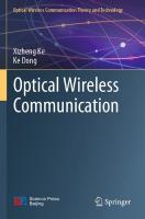 Optical Wireless Communication 2022 ed.