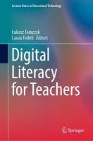 Digital Literacy for Teachers 2022 ed.