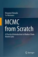 MCMC from Scratch: A Practical Introduction to Markov Chain Monte Carlo 2022 ed.