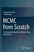 MCMC from Scratch: A Practical Introduction to Markov Chain Monte Carlo 2022 ed.