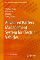 Advanced Battery Management System for Electric Vehicles 2023 ed.