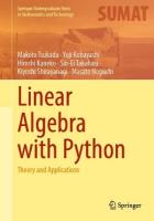 Linear Algebra with Python: Theory and Applications 2023 ed.