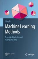 Machine Learning Methods 2024 ed.