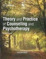 Theory and Practice of Counseling and Psychotherapy, International Edition 11th edition