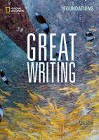 Great Writing Foundations Student's Book with the Spark platform 5th edition