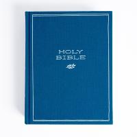 CSB Illustrator's Notetaking Bible, Large Print Edition, Deep Caribbean Blue  Cloth Over Board