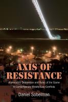 Axis of Resistance: Asymmetric Deterrence and Rules of the Game in Contemporary Middle East  Conflicts