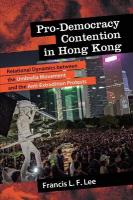 Pro-Democracy Contention in Hong Kong: Relational Dynamics between the Umbrella Movement and the Anti-Extradition  Protests