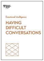 Having Difficult Conversations