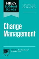 HBR's 10 Must Reads on Change Management, Updated and Expanded (featuring  Leading Change by John P. Kotter)