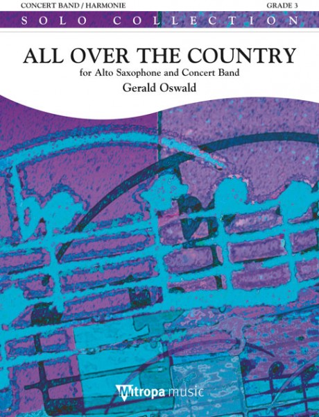 All Over the Country for Alto Saxophone and Concert Band