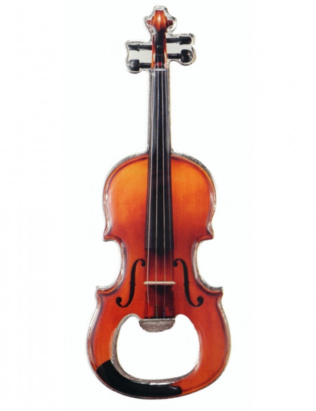 Bottle opener with magnet violin L: 12 cm Metal