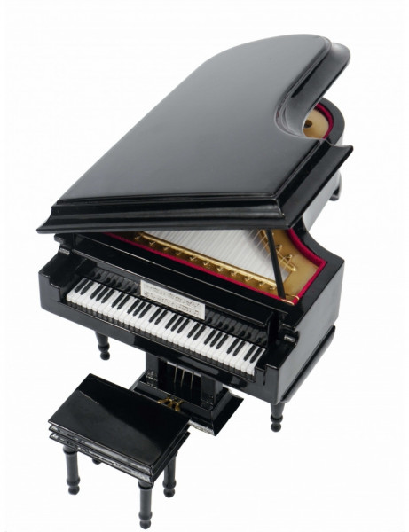 Piano music box Fuür Elise with gift case 21 x 14 x 11 cm H
