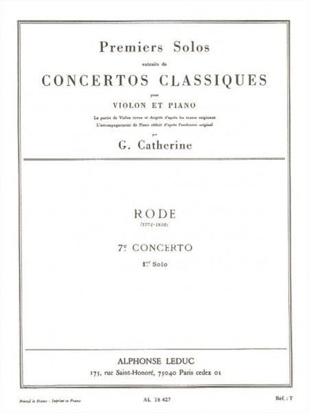 7th Concerto - 1st Solo