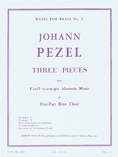 3 Pieces-5 Part Brass Music