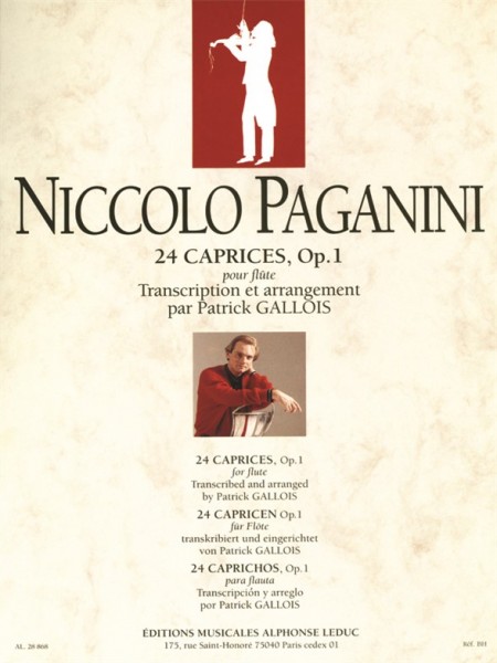 24 Caprices Op.1 pour flûte