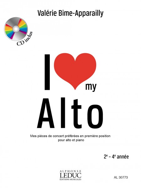 I Love my Alto titles selected by Valérie Bime-Apparailly