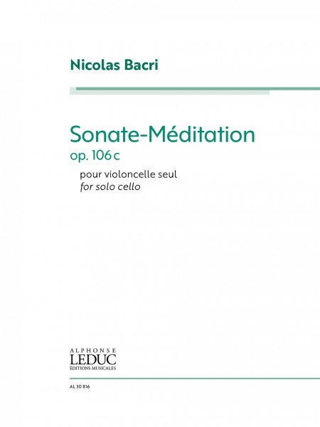 Sonate-Méditation for Solo Cello Op.106c
