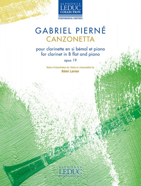 Canzonetta Opus 19 pour clarinet et piano