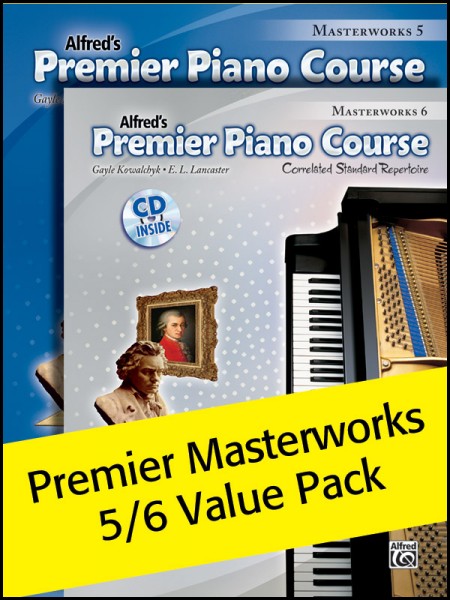 Premier Piano Course: Masterworks, Books 5-6 Correlated Standard Repertoire
