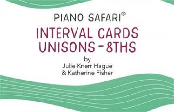 Piano Safari: Interval Cards 2 Flashcards