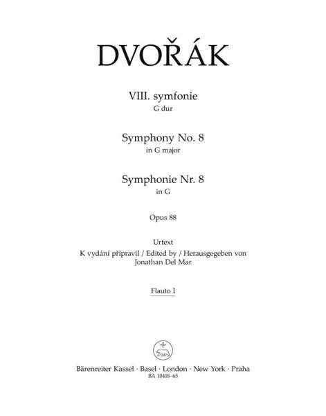 Symphony No.8 In G Op.88 (Wind Set) In G Major
