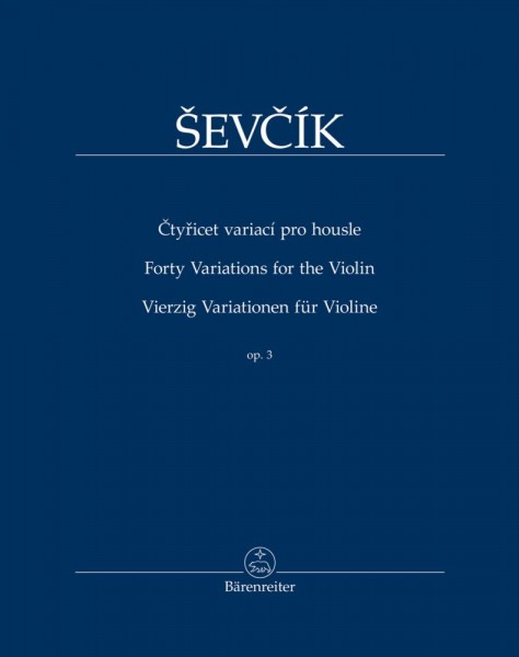 Vierzig Variationen Für Violine Op. 3