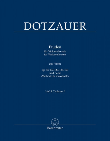 Etudes for Violoncello Solo From Op.47, 107, 120, 126, 160 and Méthode de violoncelle