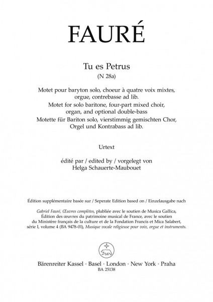 Tu es Petrus N 28a